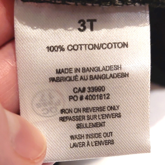 π₯SALEπ₯*HP* Supergirl I'm My Own Hero Black Short Sleeved Tee NWT Sizes 4T - Picture 4 of 6